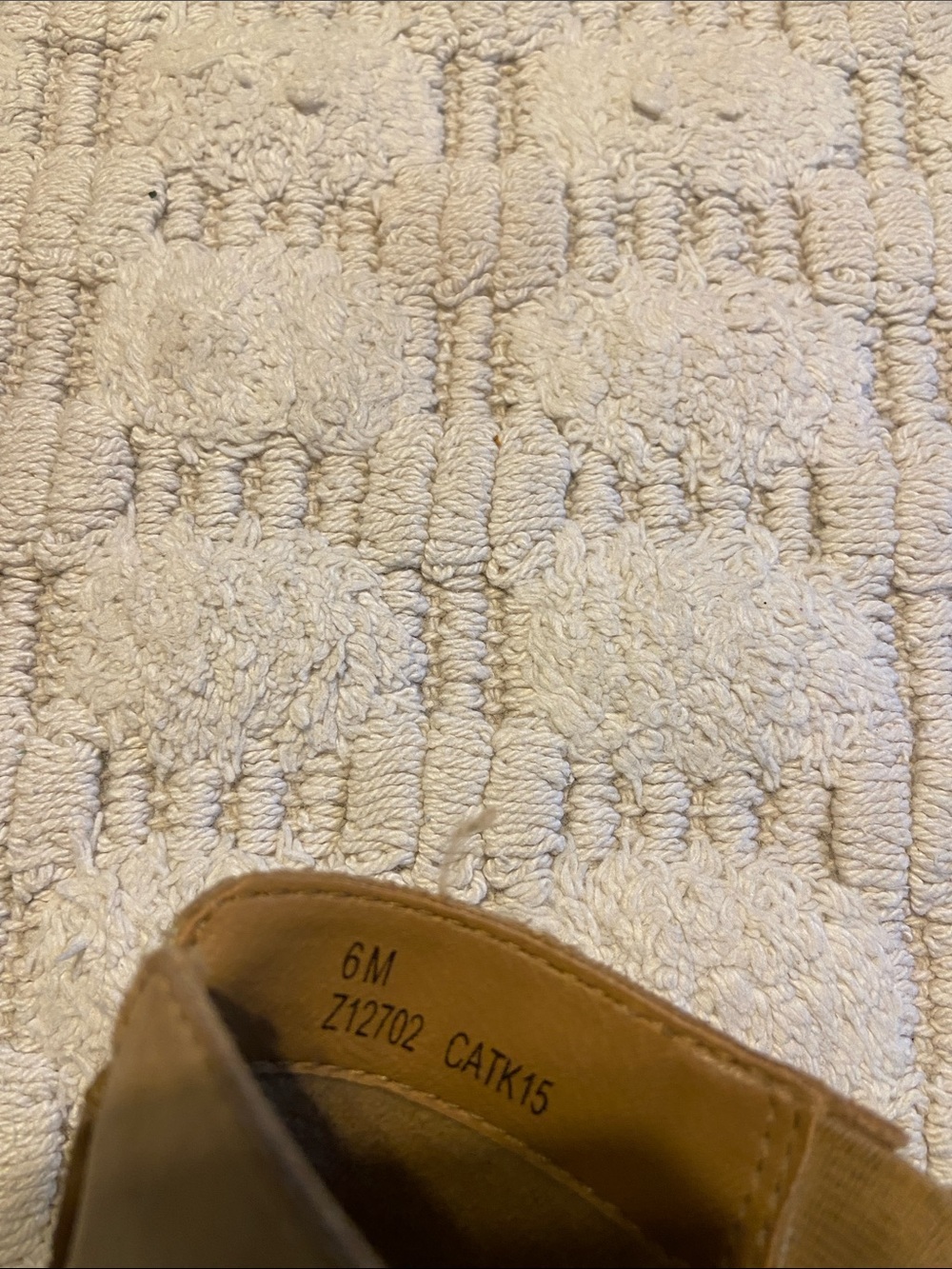 b.o.c. Beige/Tan Leather Wedge Slide Sandals - Picture 3 of 4